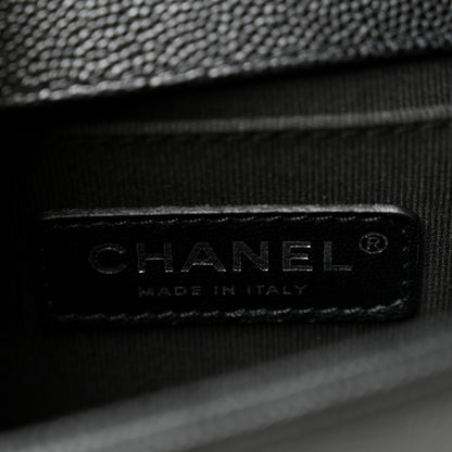 Chanel Caviar Quilted Small Boy Flap Black 6 of 10