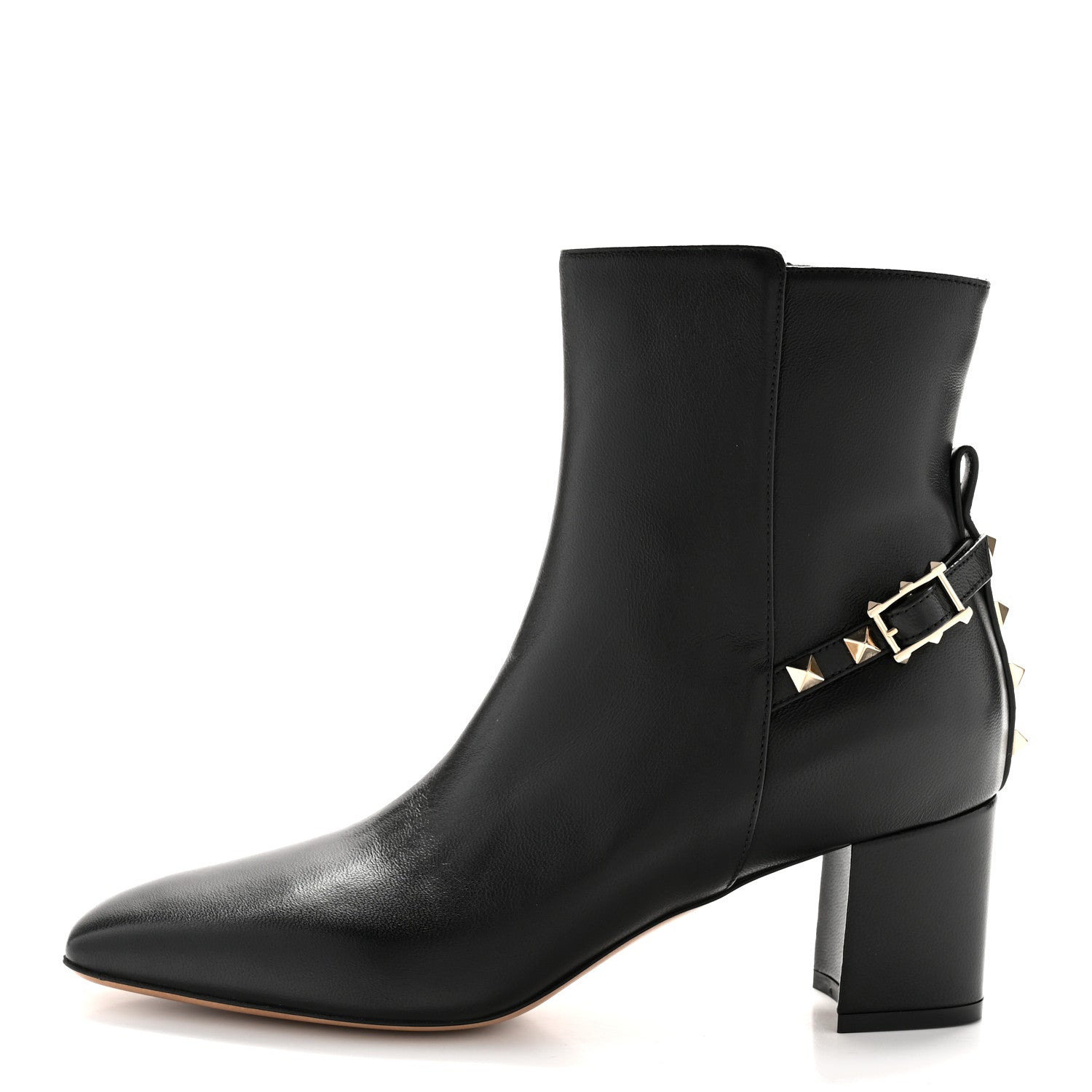 Valentino Garavani Nappa Rockstud 40mm Ankle Boots 37 Black 1 of 11