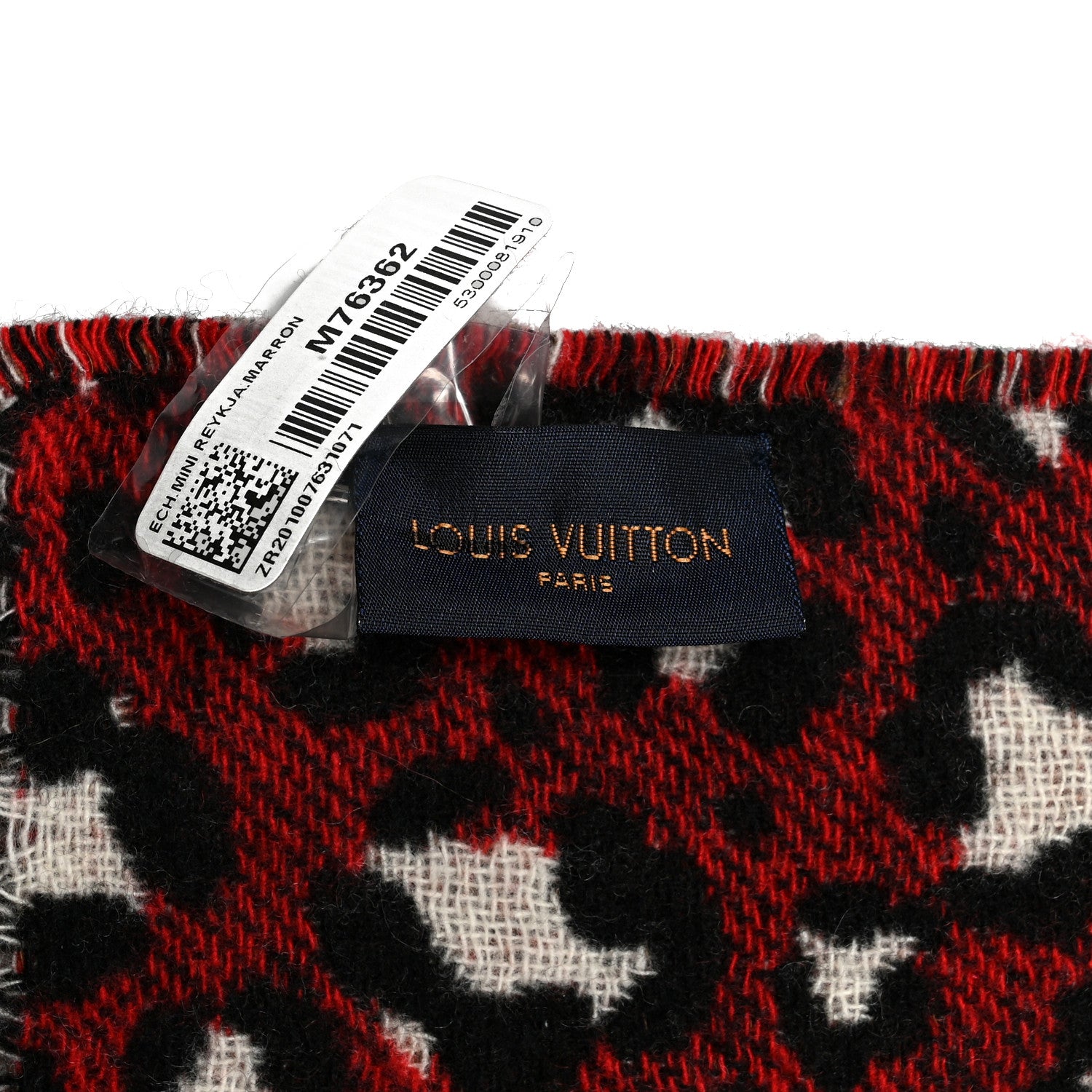 Louis Vuitton Cashmere Monogram Mini Reykjavik Scarf Brown 3 of 4