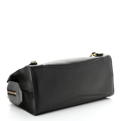 Balenciaga Grained Calfskin Neo Classic Gold Hardware S City Black 4 of 12