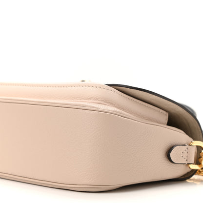 Louis Vuitton Grained Calfskin Lockme Tender Greige 9 of 10