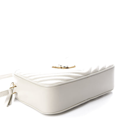 Saint Laurent Calfskin Matelasse Monogram Lou Camera Bag Crema Soft 4 of 11