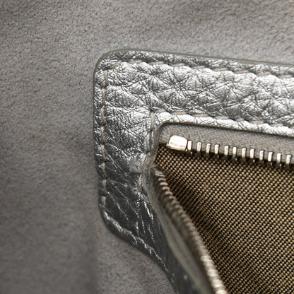 Fendi Cuoio Romano Lux Selleria Lei Boston Tote Argento 11 of 18