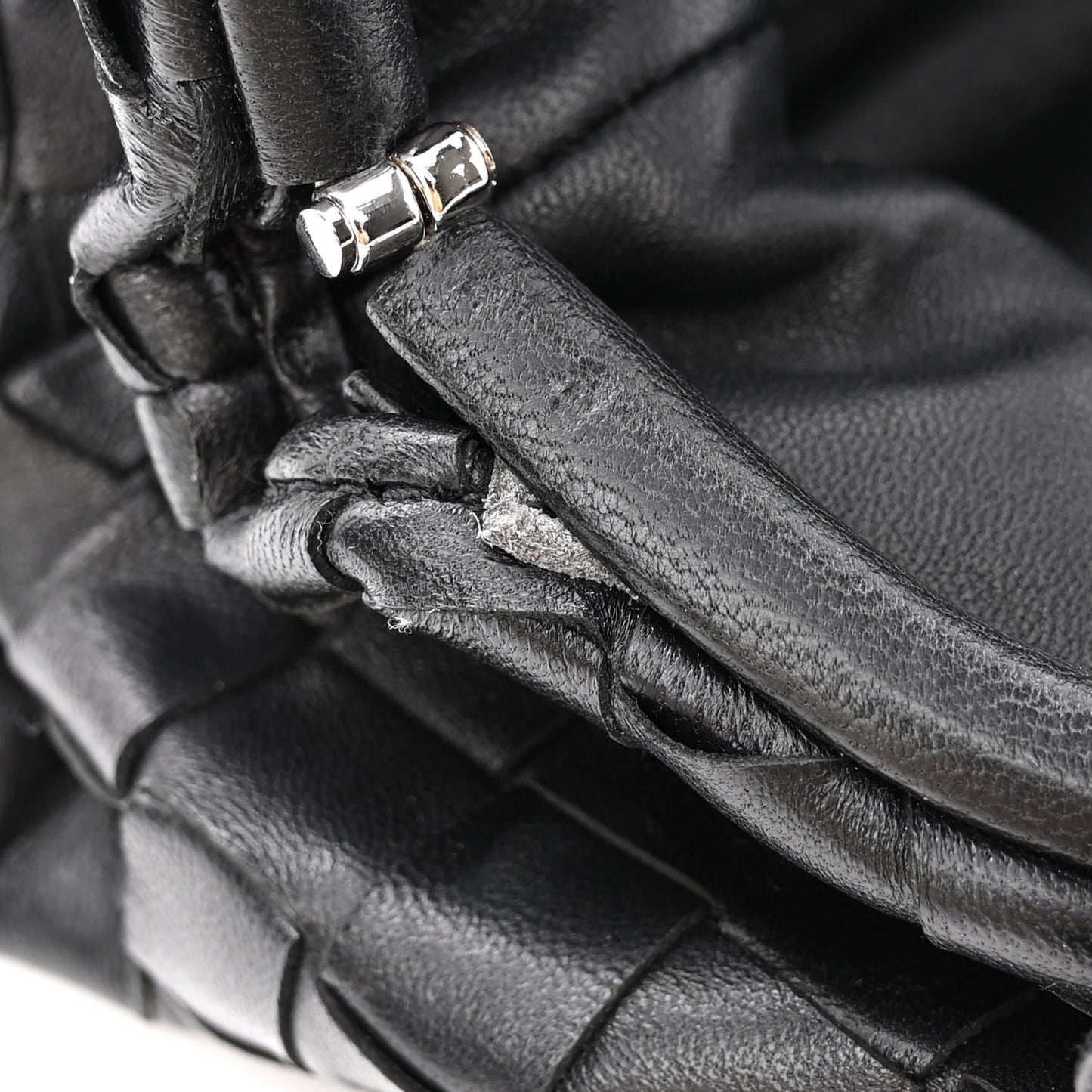 Nappa Intrecciato The Mini Pouch Black