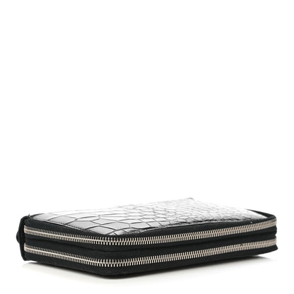 Gucci Crocodile Travel Document Case Black 4 of 21