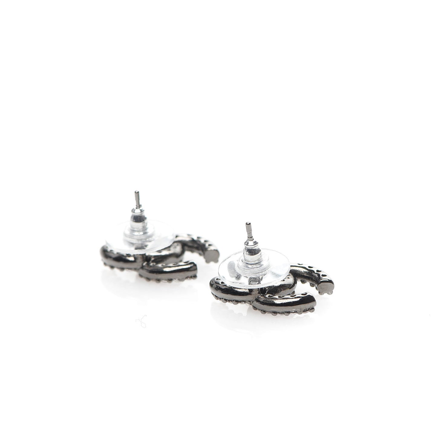 Ruthenium Crystal CC Earrings