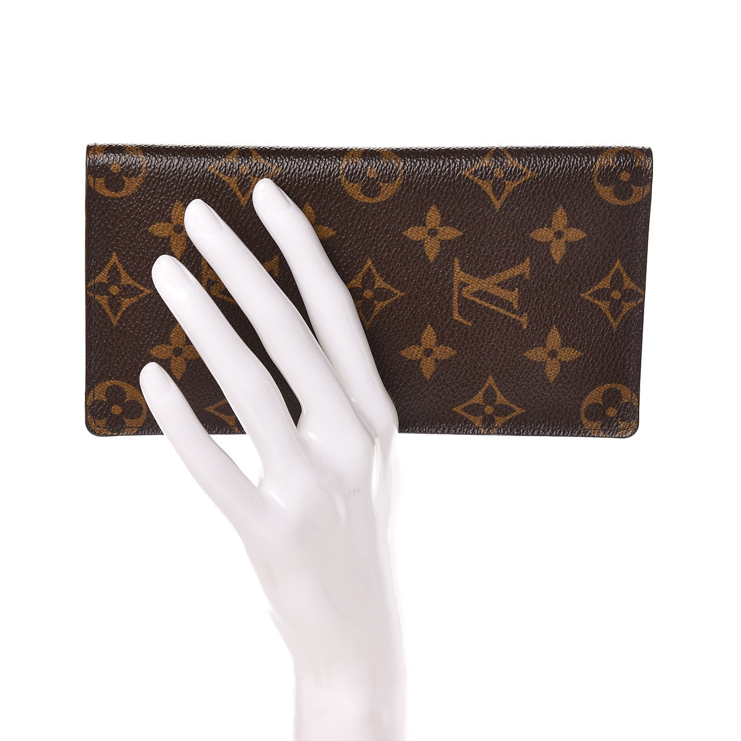 Louis Vuitton Monogram Porte Valeurs Checkbook Wallet 2 of 9