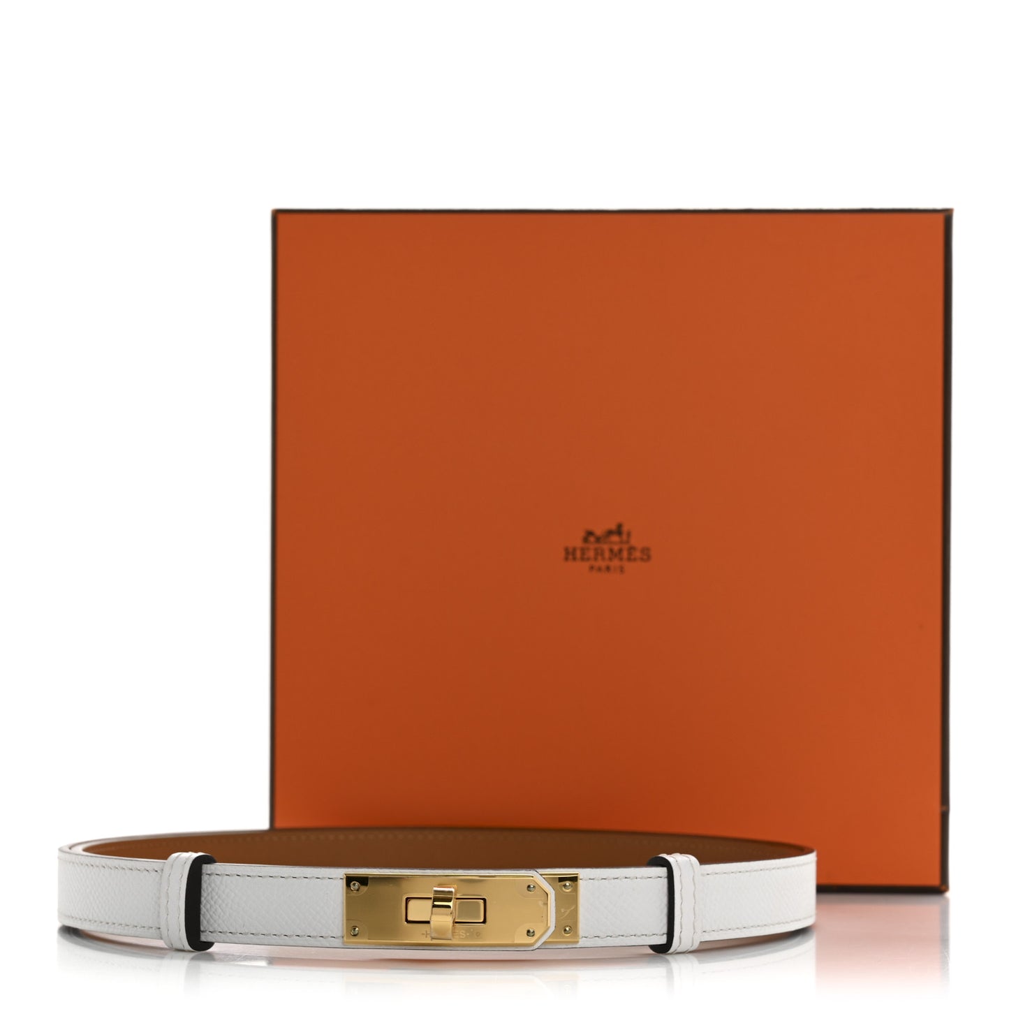 Epsom Kelly Belt White