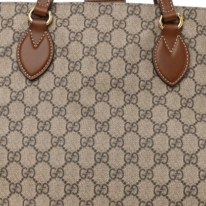 Gucci Soft GG Supreme Monogram Medium Crossbody Tote Beige Cuir 8 of 13