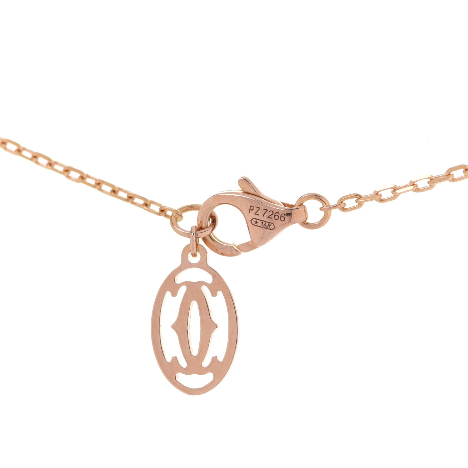 Cartier 18K Pink Gold Pink Sapphire D'Amour Pendant Necklace 6 of 6