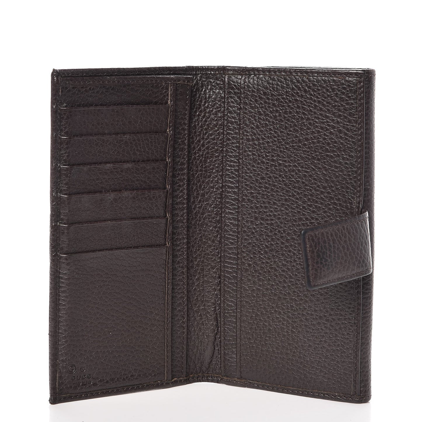 Canvas Monogram Calfskin Continental Wallet Brown