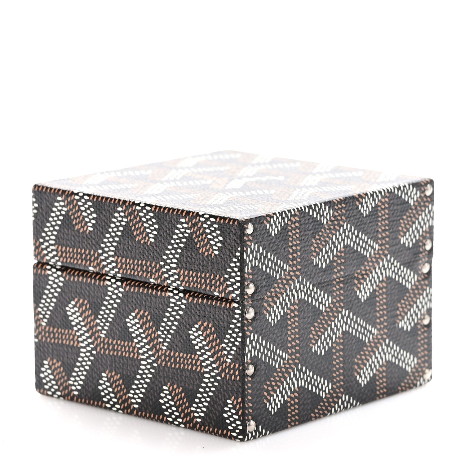 Goyard Goyardine Precious Metals Regence Mini Trunk Black 3 of 11