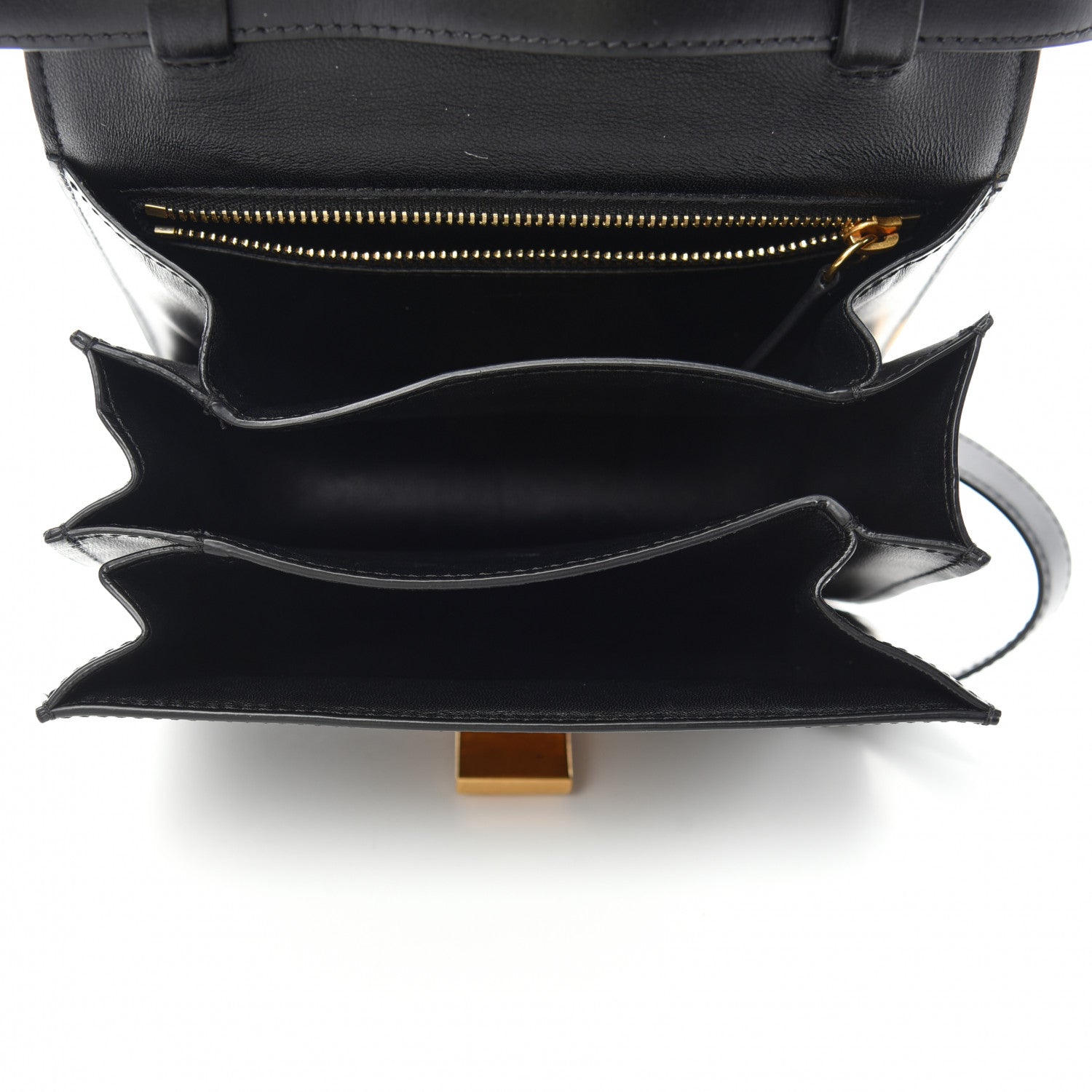 Celine Box Calfskin Small Classic Box Flap Bag Black 5 of 10