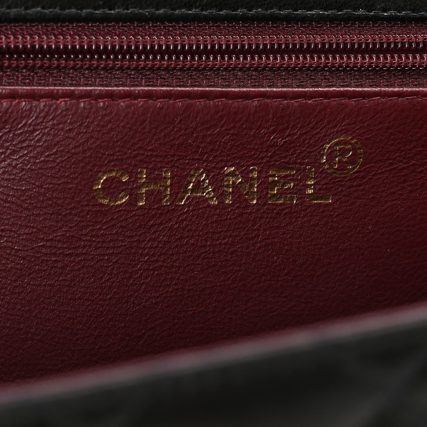 Lambskin Quilted Medium Single Flap Black