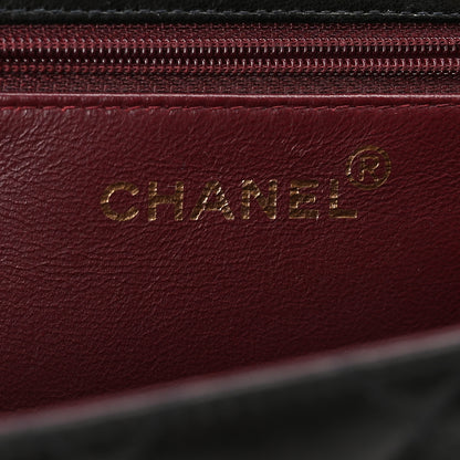 Chanel Lambskin Quilted Medium Single Flap Black 7 of 9