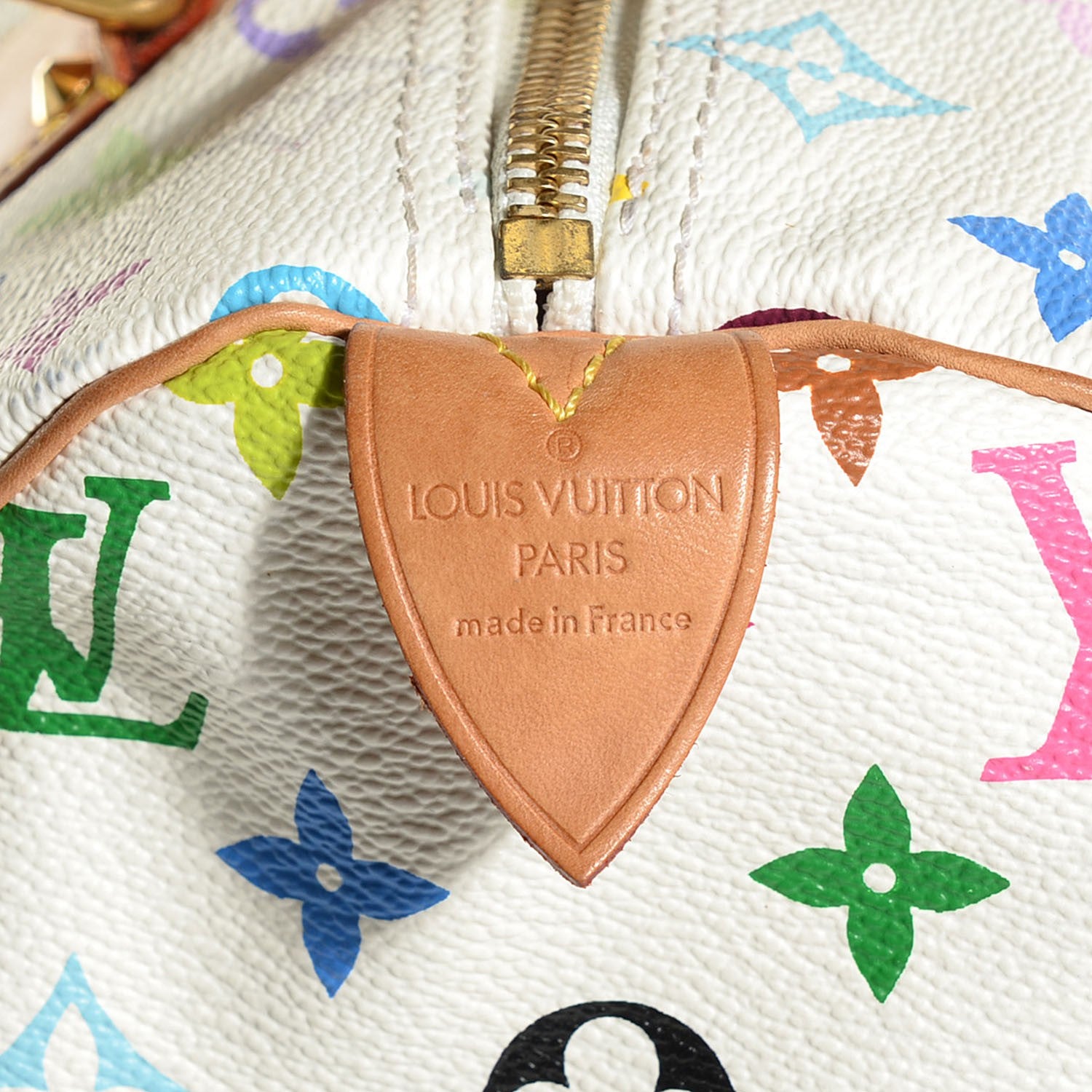 Louis Vuitton Monogram Multicolor Speedy 30 White 5 of 6