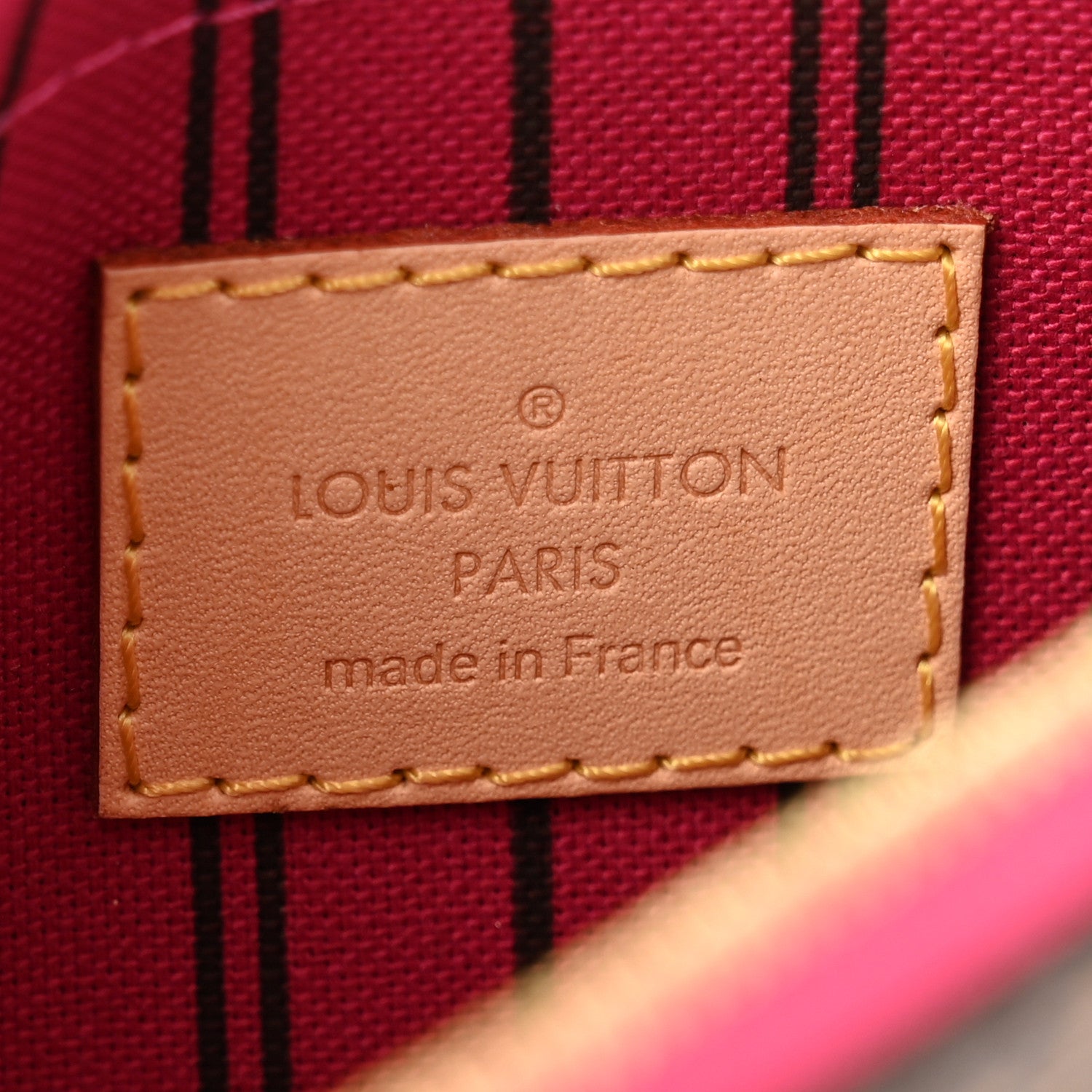 Louis Vuitton Monogram Neverfull PM Pochette Pivoine 6 of 8