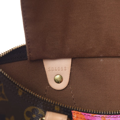 Louis Vuitton Monogram Roses Speedy 30 5 of 10