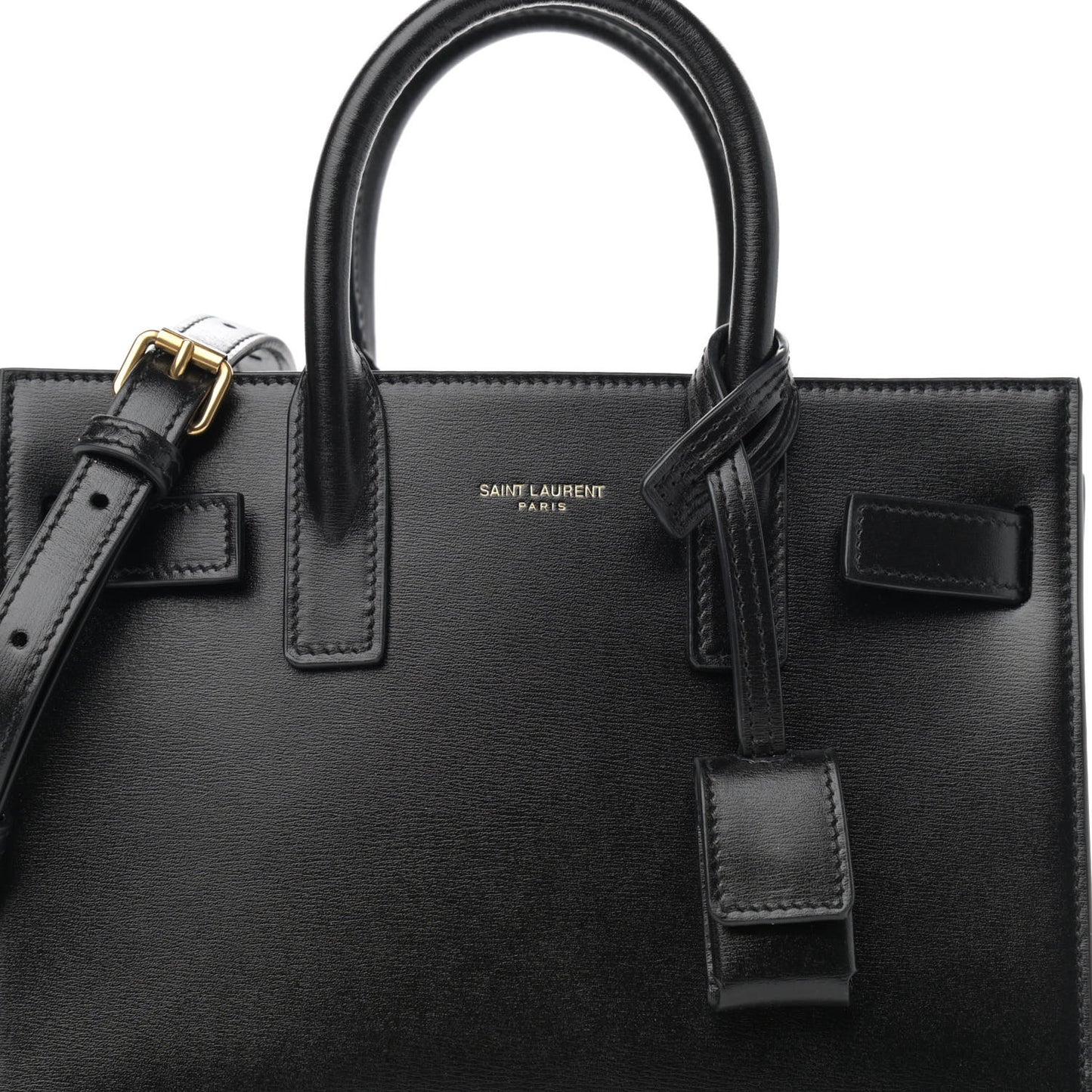 Calfskin Nano Sac De Jour Black