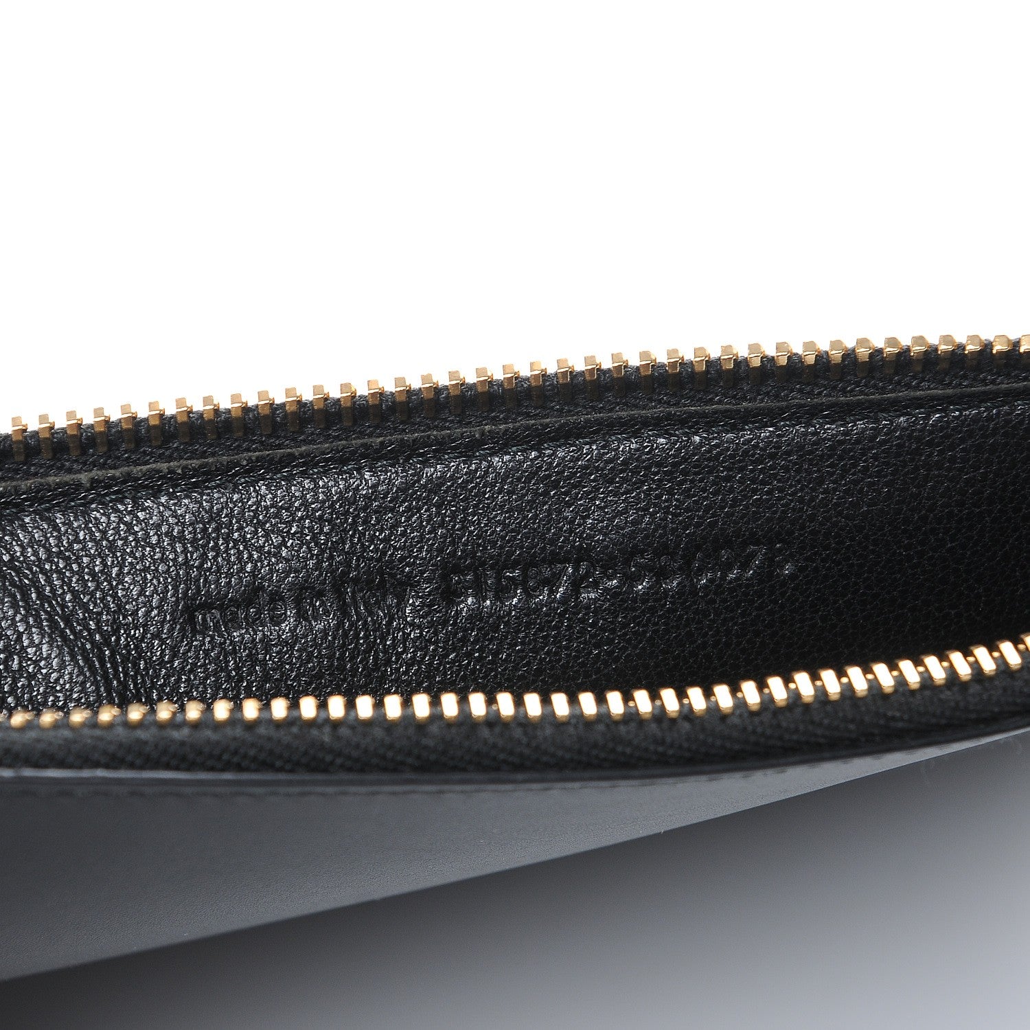 Saint Laurent Lambskin Zip Pouch Black 7 of 7