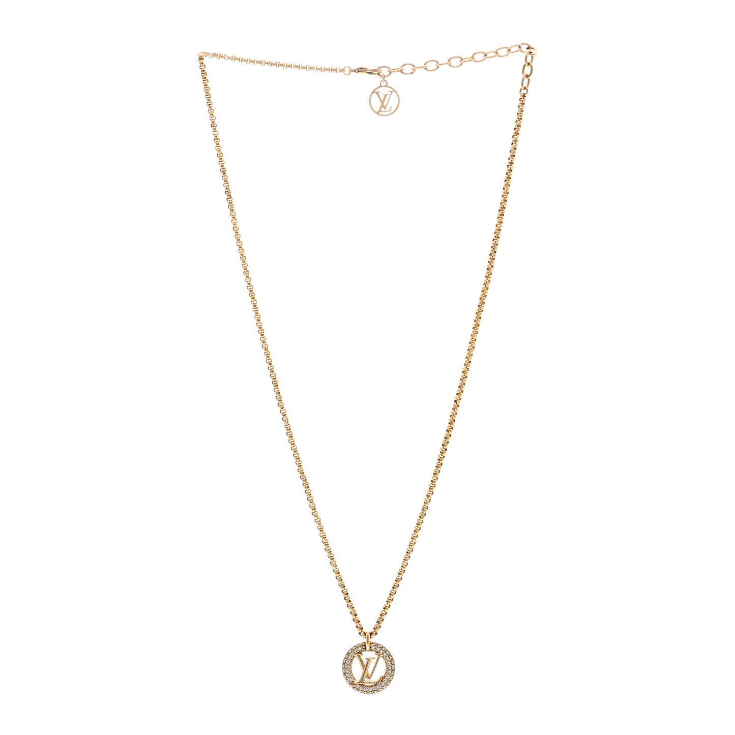 Metal Crystal Louise By Night Necklace