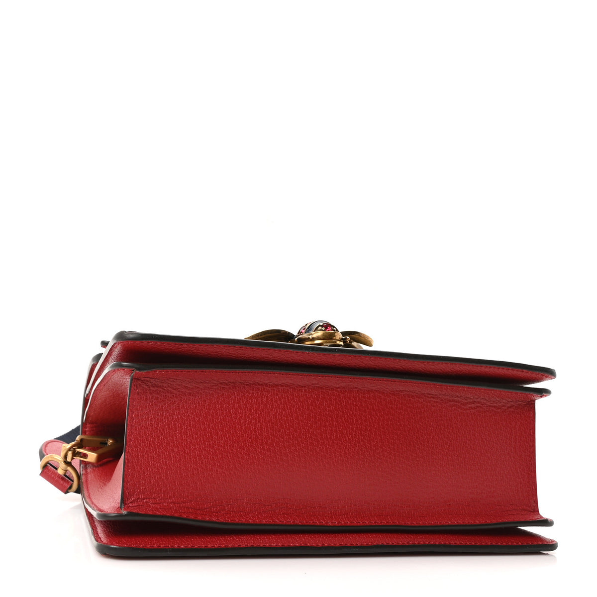 Gucci GG Supreme Monogram Small Queen Margaret Top Handle Bag Red 4 of 10