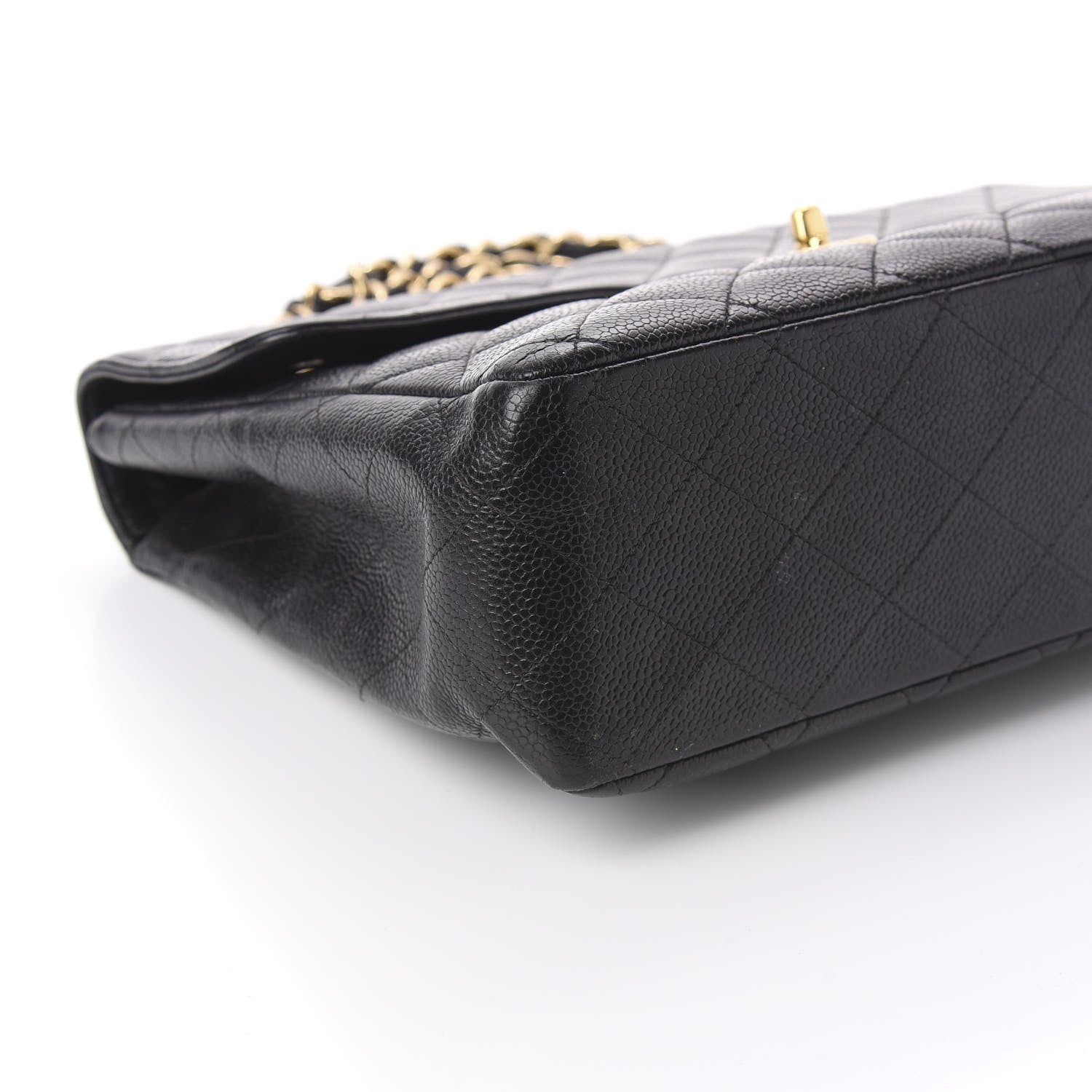 Chanel Caviar Quilted Jumbo Single Flap Black 5 of 8