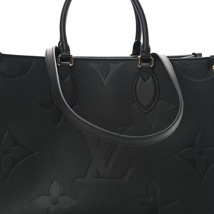 Louis Vuitton Empreinte Monogram Giant Onthego MM Black 7 of 9