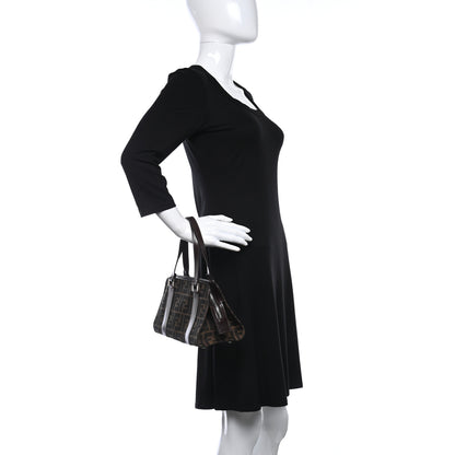 Fendi Zucca Top Handle Tote Tobacco 2 of 8
