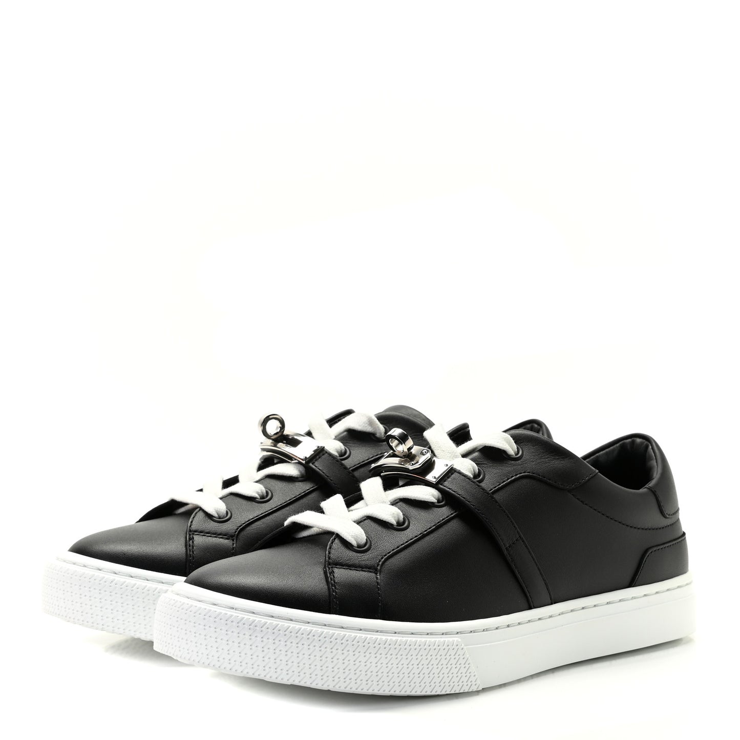 Calfskin Day Sneakers 37 Black
