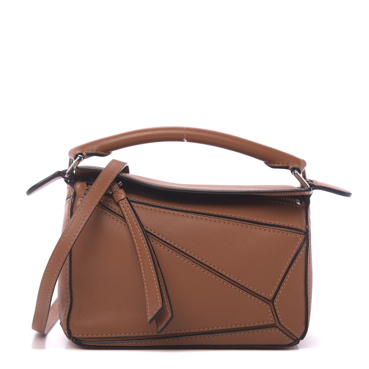 Calfskin Mini Puzzle Bag Tan