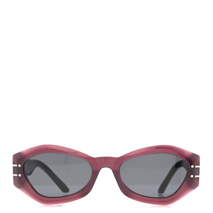 Christian Dior Acetate DiorSignature B1U Butterfly Sunglasses Purple 2 of 7