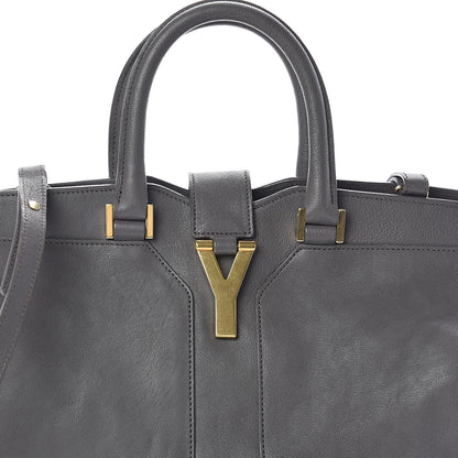 Saint Laurent Sheepskin Small Cabas ChYc Grey 8 of 10