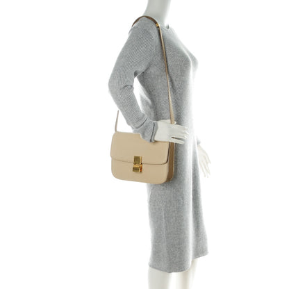 Celine Goatskin Medium Classic Box Flap Bag Dune 2 of 8
