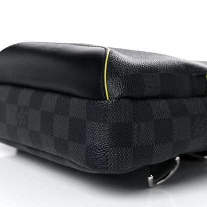 Louis Vuitton Damier Graphite Avenue Sling Backpack Yellow 9 of 10