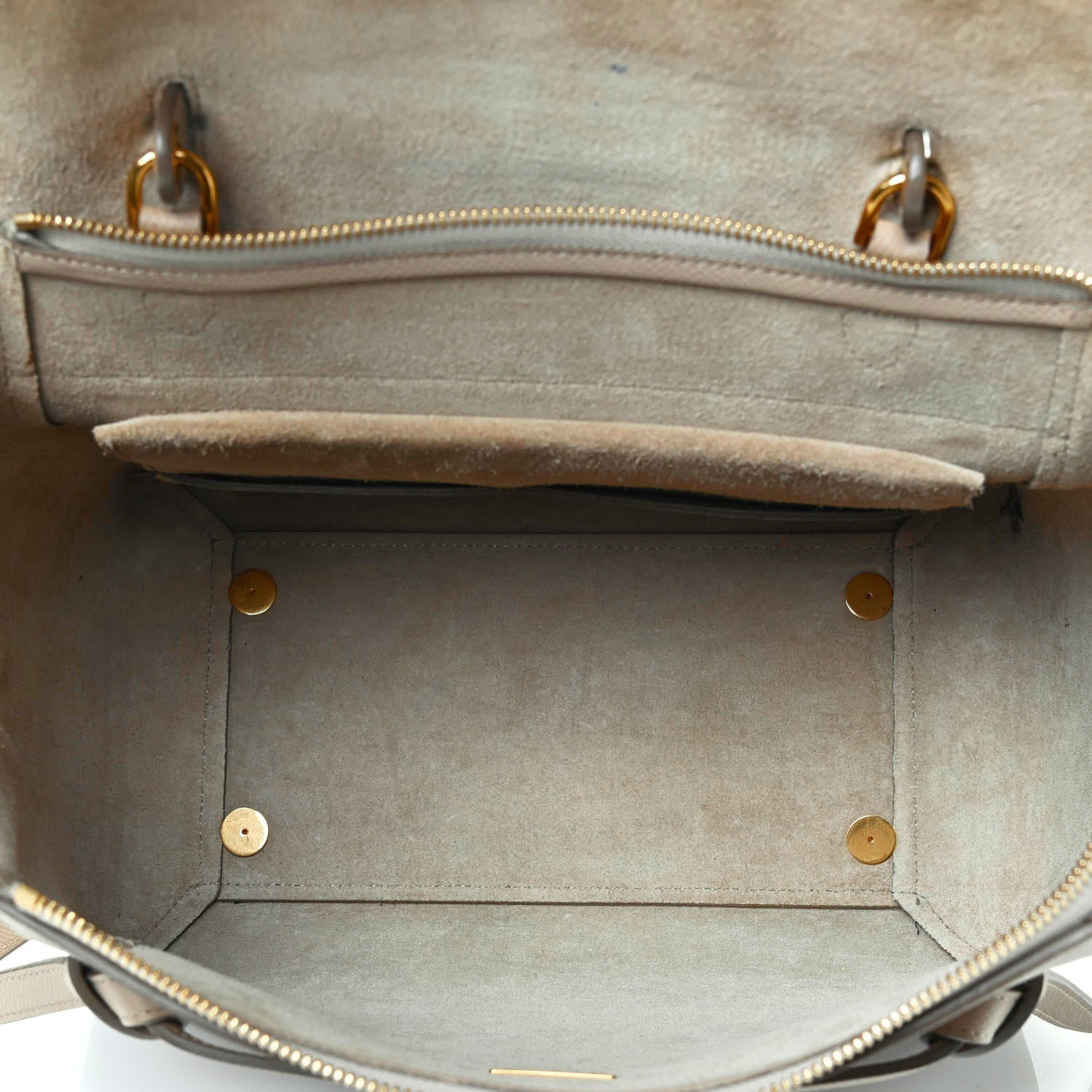 Celine Grained Calfskin Mini Belt Bag Light Taupe 4 of 4