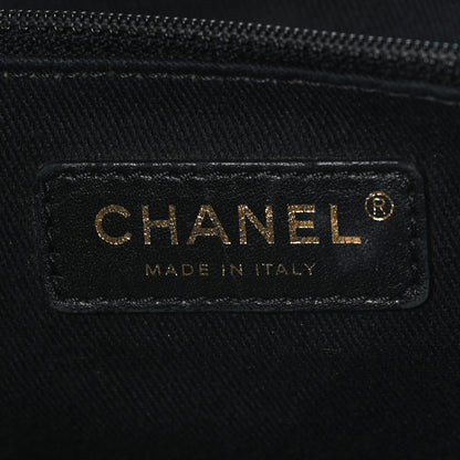 Chanel Mixed Fibers Calfskin Medium Deauville Tote Black 7 of 11