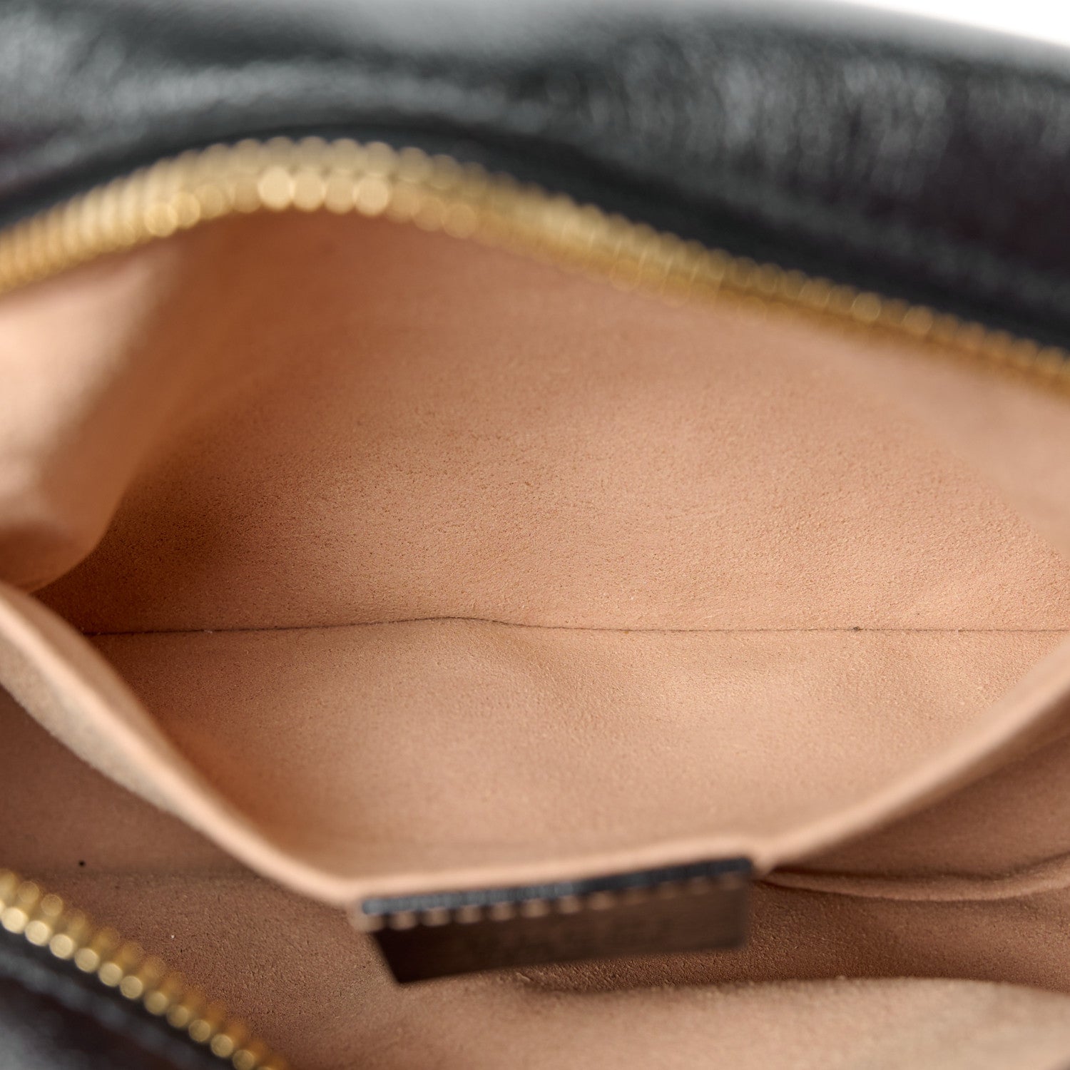 Gucci Monogram Matelasse Diagonal Small GG Marmont Chain Shoulder Bag Beige Black 6 of 12