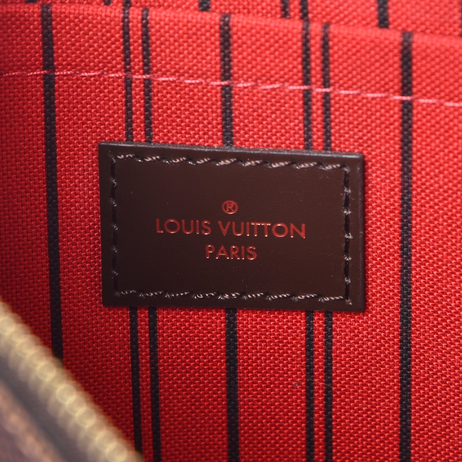 Louis Vuitton Damier Ebene Neverfull MM GM Pochette 6 of 8