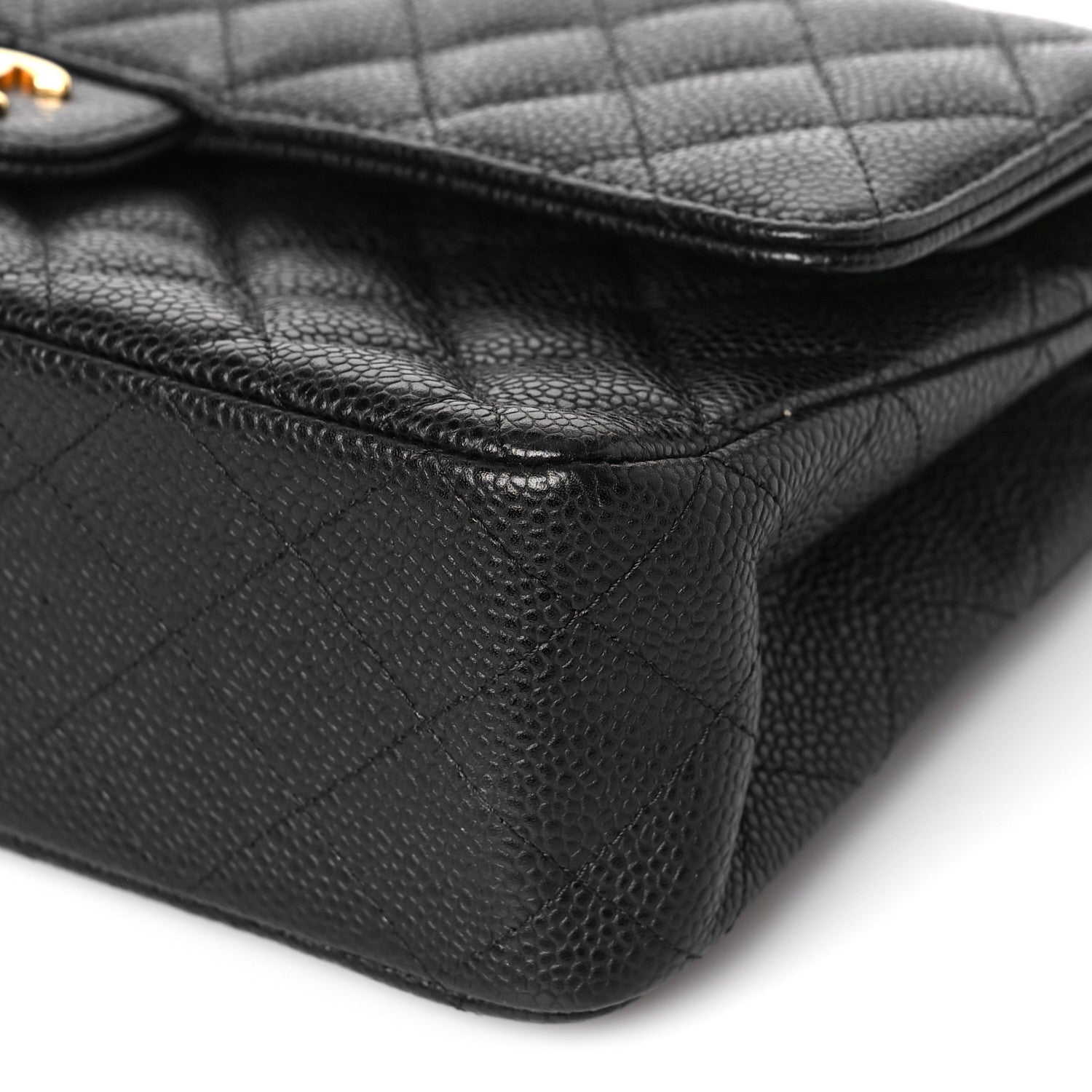 Chanel Caviar Quilted Medium Double Flap Black 9 of 9