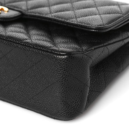 Chanel Caviar Quilted Medium Double Flap Black 9 of 9