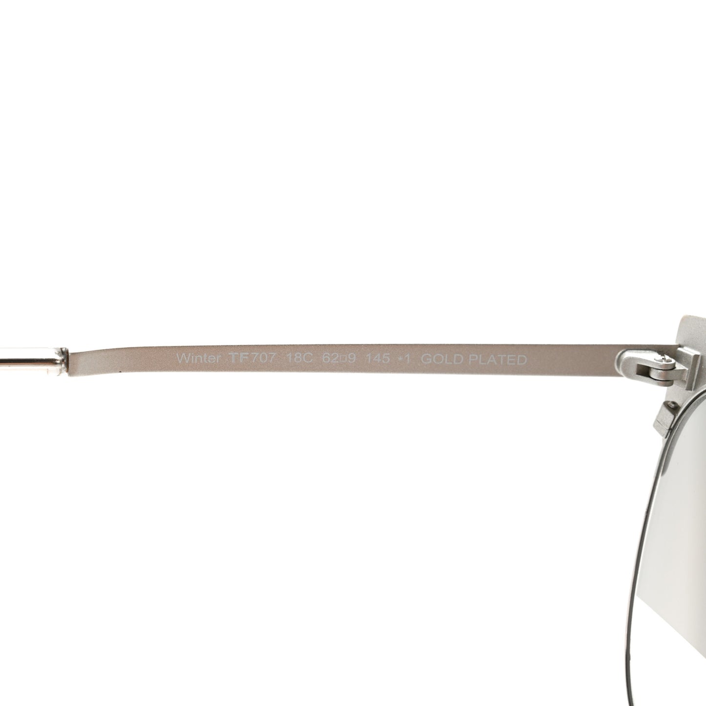 Gold Plated West Sunglasses TF706 Silver