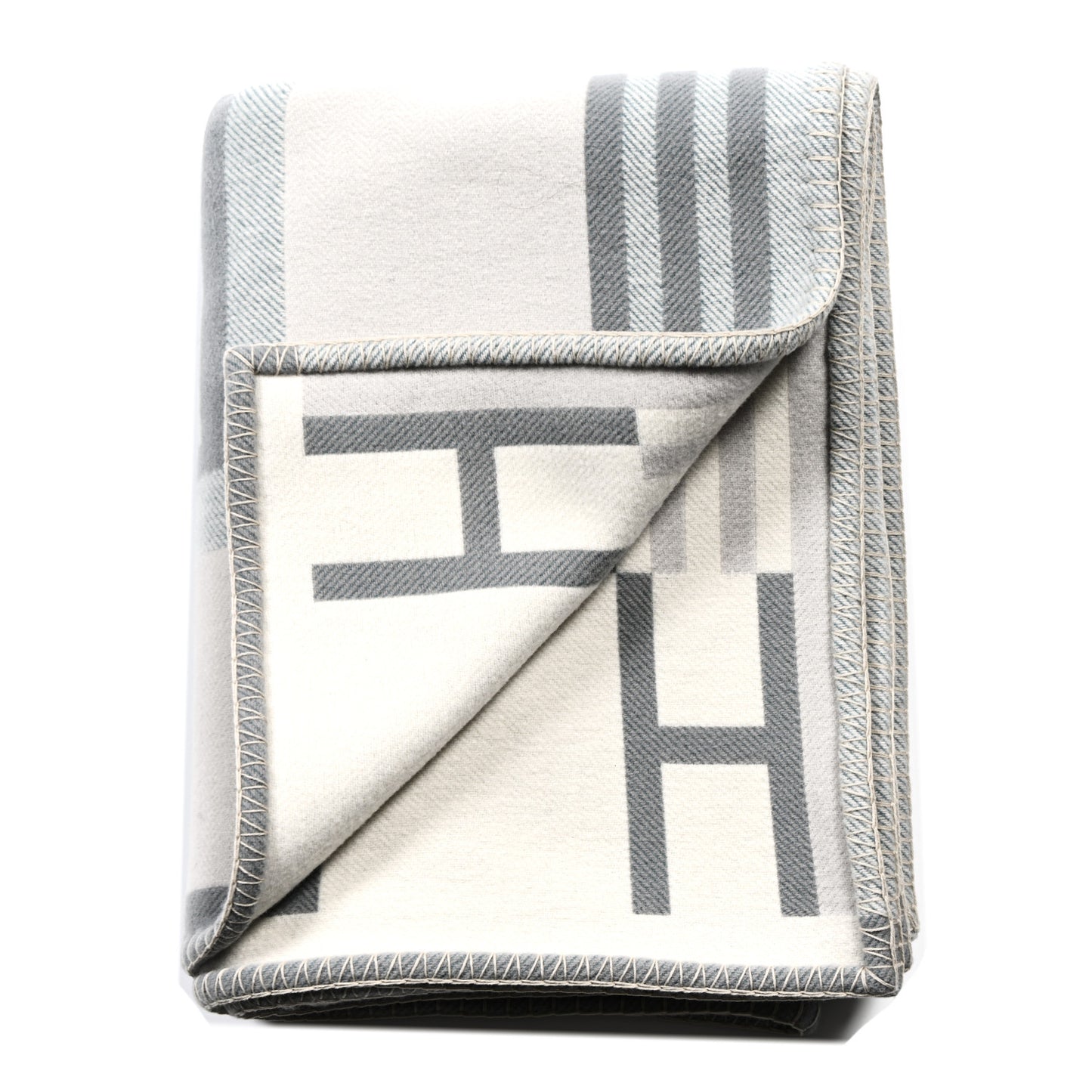 Wool Cashmere Ithaque Blanket Gris Perle