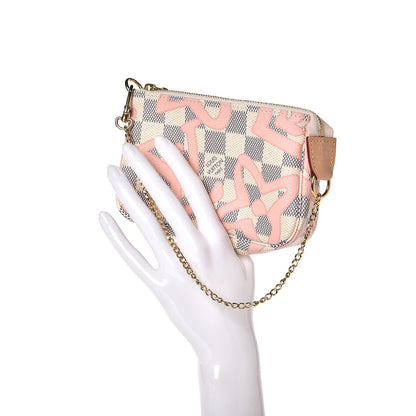 Louis Vuitton Damier Azur Tahitienne Mini Pochette Accessories 2 of 8