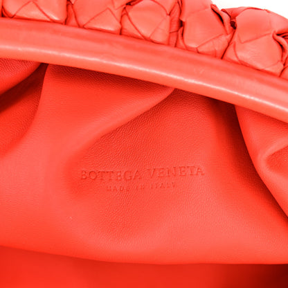 Bottega Veneta Nappa Maxi Intrecciato The Pouch Oversized Clutch Bright Red 6 of 9