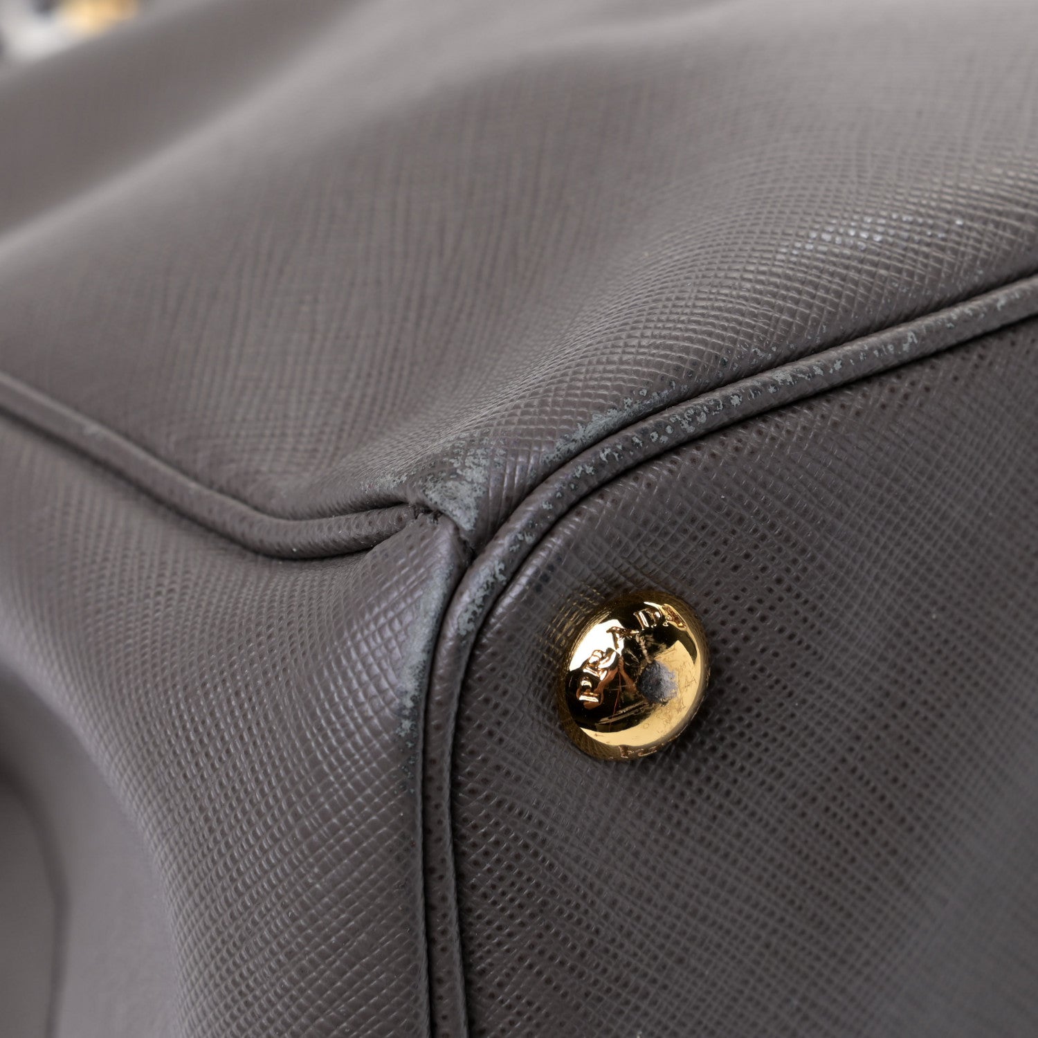 Prada Saffiano Lux Large Galleria Double Zip Tote Grafite 12 of 20
