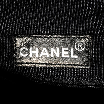 Chanel Lambskin Quilted Chain Handles Handbag Black 7 of 8