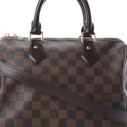 Louis Vuitton Damier Ebene Speedy Bandouliere 25 8 of 9