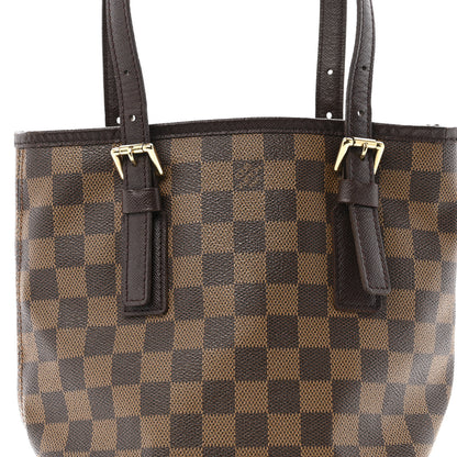 Louis Vuitton Damier Ebene Marais Bucket 23 7 of 12