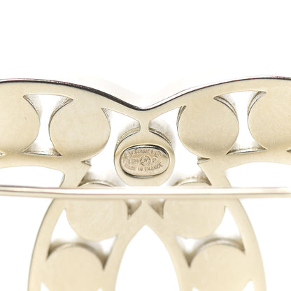 Chanel Crystal CC Brooch Light Gold 4 of 5